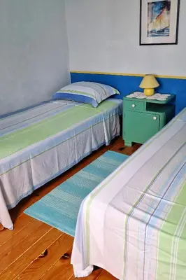 Krevet ili kreveti u jedinici u objektu Apartments by the sea Supetar, Brac - 6075