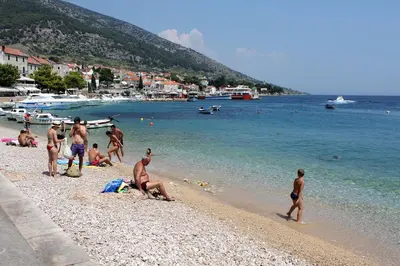 Tlocrt objekta Apartments with a parking space Bol, Brac - 11568
