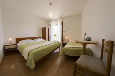 Krevet ili kreveti u jedinici u objektu Apartments by the sea Sumartin, Brac - 2951