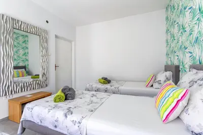 Krevet ili kreveti u jedinici u objektu Hostel Villa Skansi