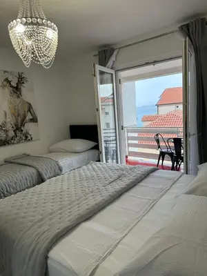 Krevet ili kreveti u jedinici u objektu luxury Villa Sandra