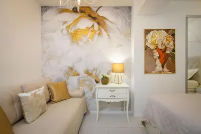 Krevet ili kreveti u jedinici u objektu Beachfront apartments Romilda