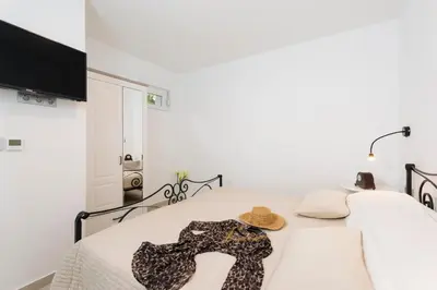 Krevet ili kreveti u jedinici u objektu Hvar Villa Maris