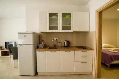 Kuhinja ili čajna kuhinja u objektu Apartments by the sea Promajna, Makarska - 2605