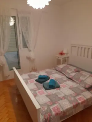 Krevet ili kreveti u jedinici u objektu VIP Makarska Wohnung Apartman