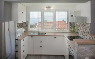 Kuhinja ili čajna kuhinja u objektu Apartment Luka