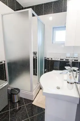 Kupaonica u objektu Apartments Blaf