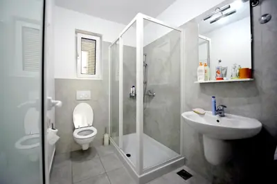 Kupaonica u objektu Luxury Apartment Brela