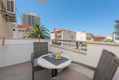 Balkon ili terasa u objektu Apartmani Mona