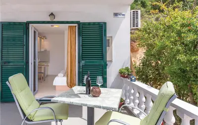Balkon ili terasa u objektu Apartment Brela With Sea View I