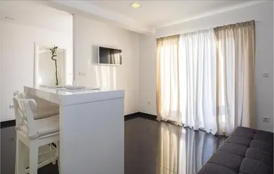 Krevet ili kreveti u jedinici u objektu Apartment Jesenice With Sea View Vi