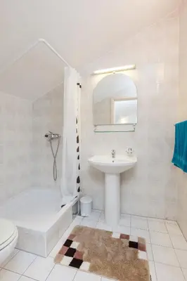 Kupaonica u objektu New Gallery Apartment with Beautiful View
