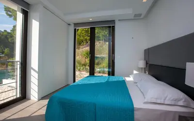 Krevet ili kreveti u jedinici u objektu Soho Apartments Brela