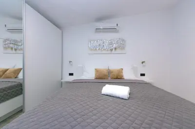 Krevet ili kreveti u jedinici u objektu Apartmani Kika