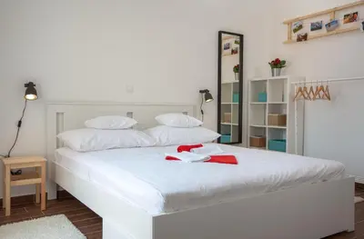 Krevet ili kreveti u jedinici u objektu Kvasina Apartments
