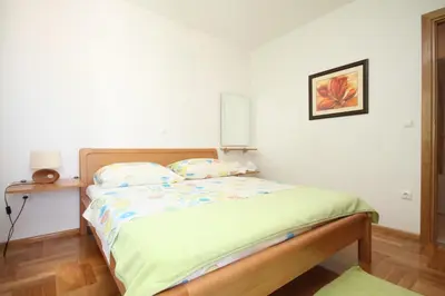 Krevet ili kreveti u jedinici u objektu Apartments with a parking space Makarska - 3751