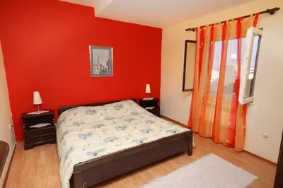 Krevet ili kreveti u jedinici u objektu Family friendly house with a swimming pool Postira, Brac - 5661
