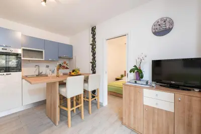 Kuhinja ili čajna kuhinja u objektu Apartments by the sea Cove Vela Stiniva, Hvar - 6864