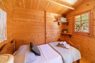 Krevet ili kreveti u jedinici u objektu Holliday Home 