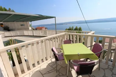 Balkon ili terasa u objektu Apartmani Vesna