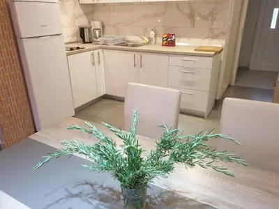 Kuhinja ili čajna kuhinja u objektu Mar e Sol Apartments