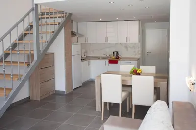 Kuhinja ili čajna kuhinja u objektu Mar e Sol Apartments