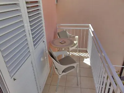 Balkon ili terasa u objektu Baška Voda Apartments - City center, Steps from the Beach, Free Parking