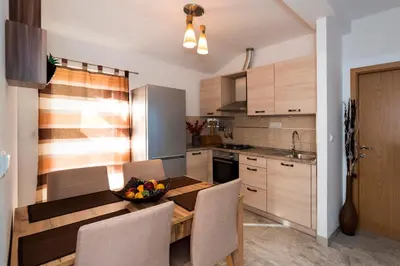 Kuhinja ili čajna kuhinja u objektu Apartments Intrada