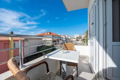 Balkon ili terasa u objektu Bilin san