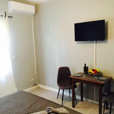 TV i/ili zabavni centar u objektu Bed & Breakfast Kurtic