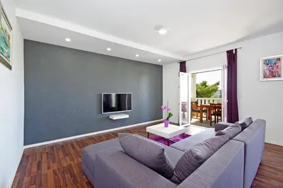 TV i/ili zabavni centar u objektu Luxury apartment Frane