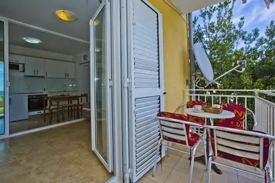 Balkon ili terasa u objektu Hvar Port View apartment