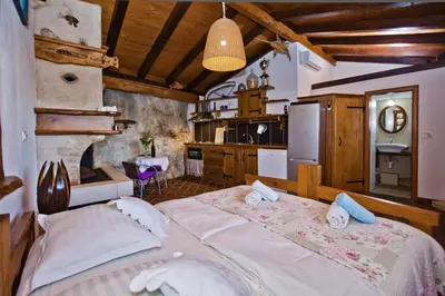 Krevet ili kreveti u jedinici u objektu Apartments Villa Marcelina