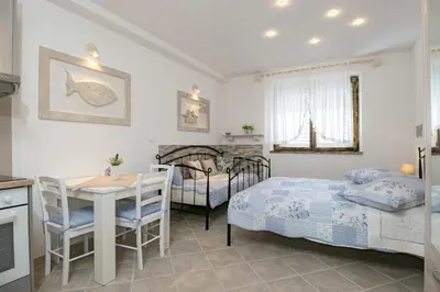 Krevet ili kreveti u jedinici u objektu Apartments Krvavica
