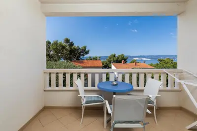 Balkon ili terasa u objektu Apartments Bosiljka
