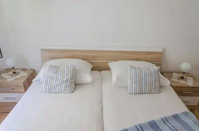 Krevet ili kreveti u jedinici u objektu Apartments A & L Sabic