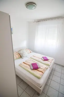 Krevet ili kreveti u jedinici u objektu Apartments A & L Sabic