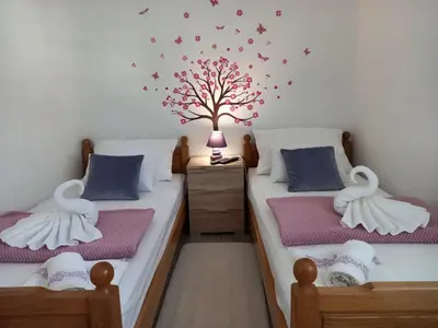 Krevet ili kreveti u jedinici u objektu Villa Nora