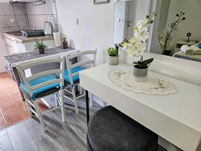 Kuhinja ili čajna kuhinja u objektu Guest House Antonia