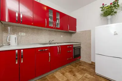 Kuhinja ili čajna kuhinja u objektu Apartments and Room Villa Niko
