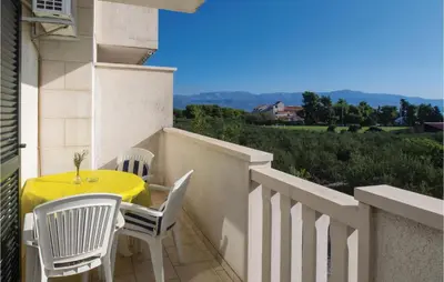 Balkon ili terasa u objektu Two-Bedroom Apartment In Supetar