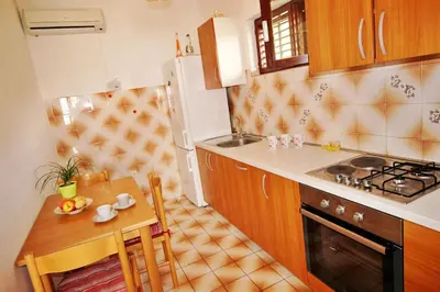 Kuhinja ili čajna kuhinja u objektu Apartments Nemira
