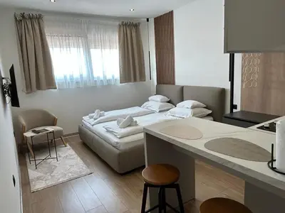Krevet ili kreveti u jedinici u objektu SmartStay Johnny
