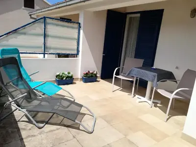 Balkon ili terasa u objektu Apartmani Pavičić-Ivelja
