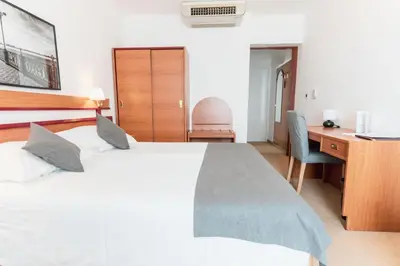 Krevet ili kreveti u jedinici u objektu Hotel Horizont