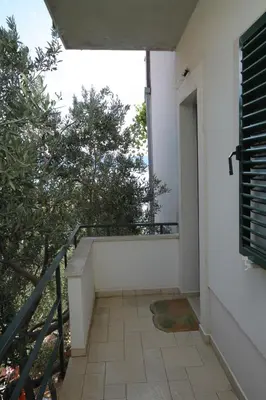 Balkon ili terasa u objektu Apartments by the sea Pisak, Omis - 6897