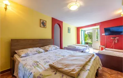Krevet ili kreveti u jedinici u objektu One-Bedroom Apartment In Omis