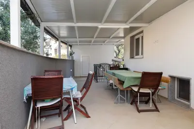 Balkon ili terasa u objektu Apartments by the sea Duce, Omis - 5973