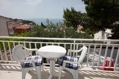 Balkon ili terasa u objektu Apartments with a parking space Baska Voda, Makarska - 3059