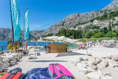 Tlocrt objekta Apartments by the sea Omis - 8334